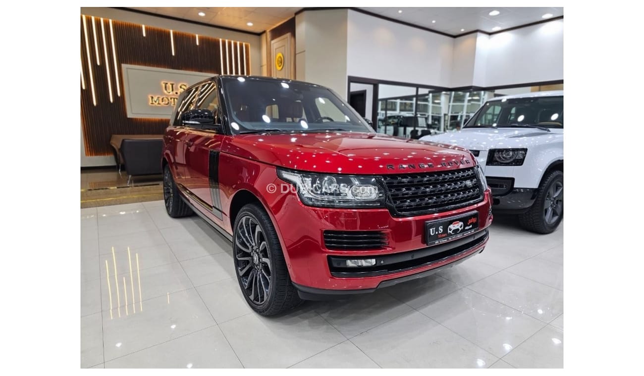 Land Rover Range Rover RANGE ROVER VOGUE AUTOBIOGRAPHY BLACK EDITION 2014 GCC IN VERY MINT CONDITION