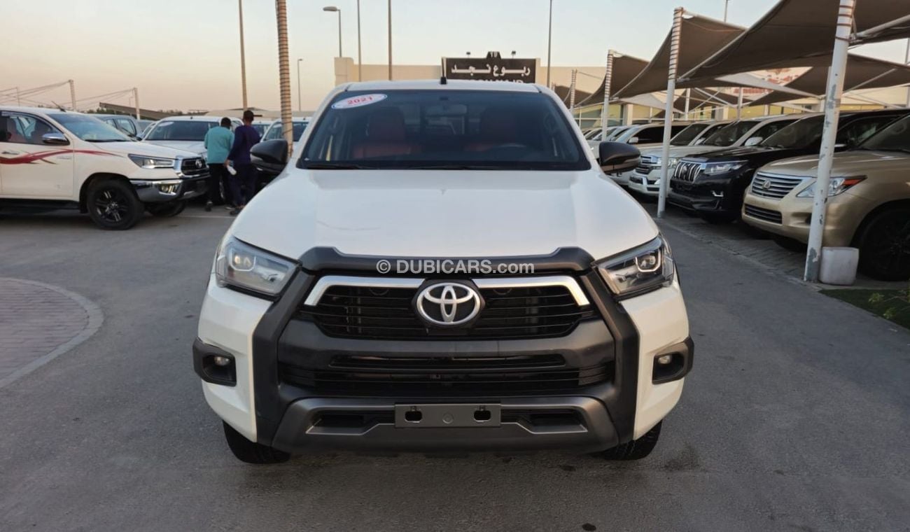 تويوتا هيلوكس DC TRD 4.0L 4WD Toyota Hilux Adventure 2021 6 cylinder engine 4.0 full option clean car without acci