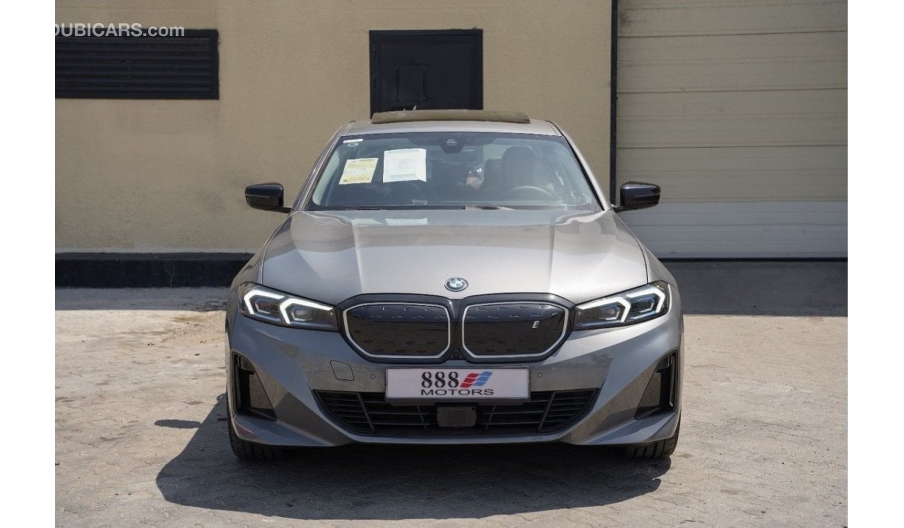 بي أم دبليو i3 2024 BMW I3 eDrive40L Night Sports Version GRAY RED