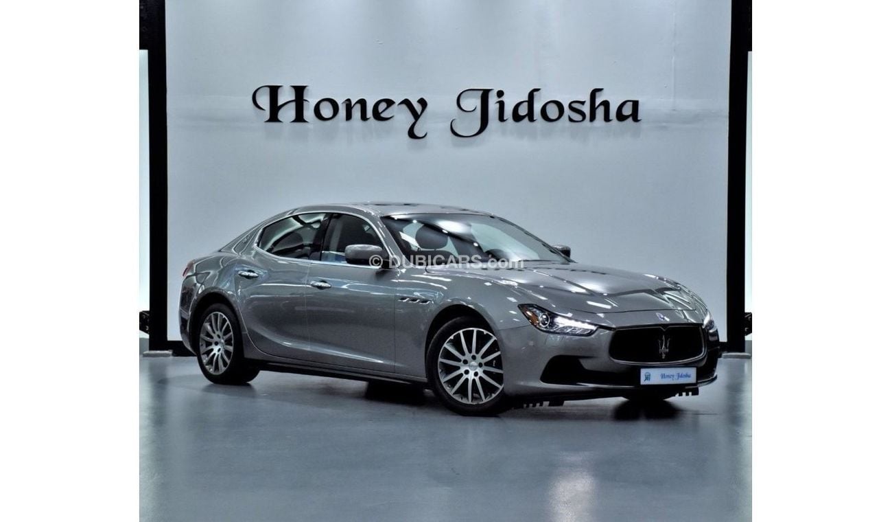 Maserati Ghibli EXCELLENT DEAL for our Maserati Ghibli ( 2014 Model ) in Grey Color GCC Specs