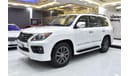 Lexus LX570 EXCELLENT DEAL for our Lexus LX570 S ( 2014 Model ) in White Color GCC Specs