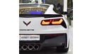 Chevrolet Corvette EXCELLENT DEAL for our Chevrolet Corvette C7 Stingray ( 2016 Model ) in White Color GCC Specs