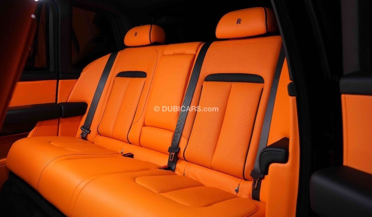 رولز رويس كولينان Onyx Concept | Onyx 24 Forged Rims | Diamond Black | Interior Orange