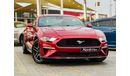 Ford Mustang EcoBoost 2.3L Coupe A/T | Monthly AED 1680/- | 0% DP | Touch Screen | Rear View Camera | # 06651