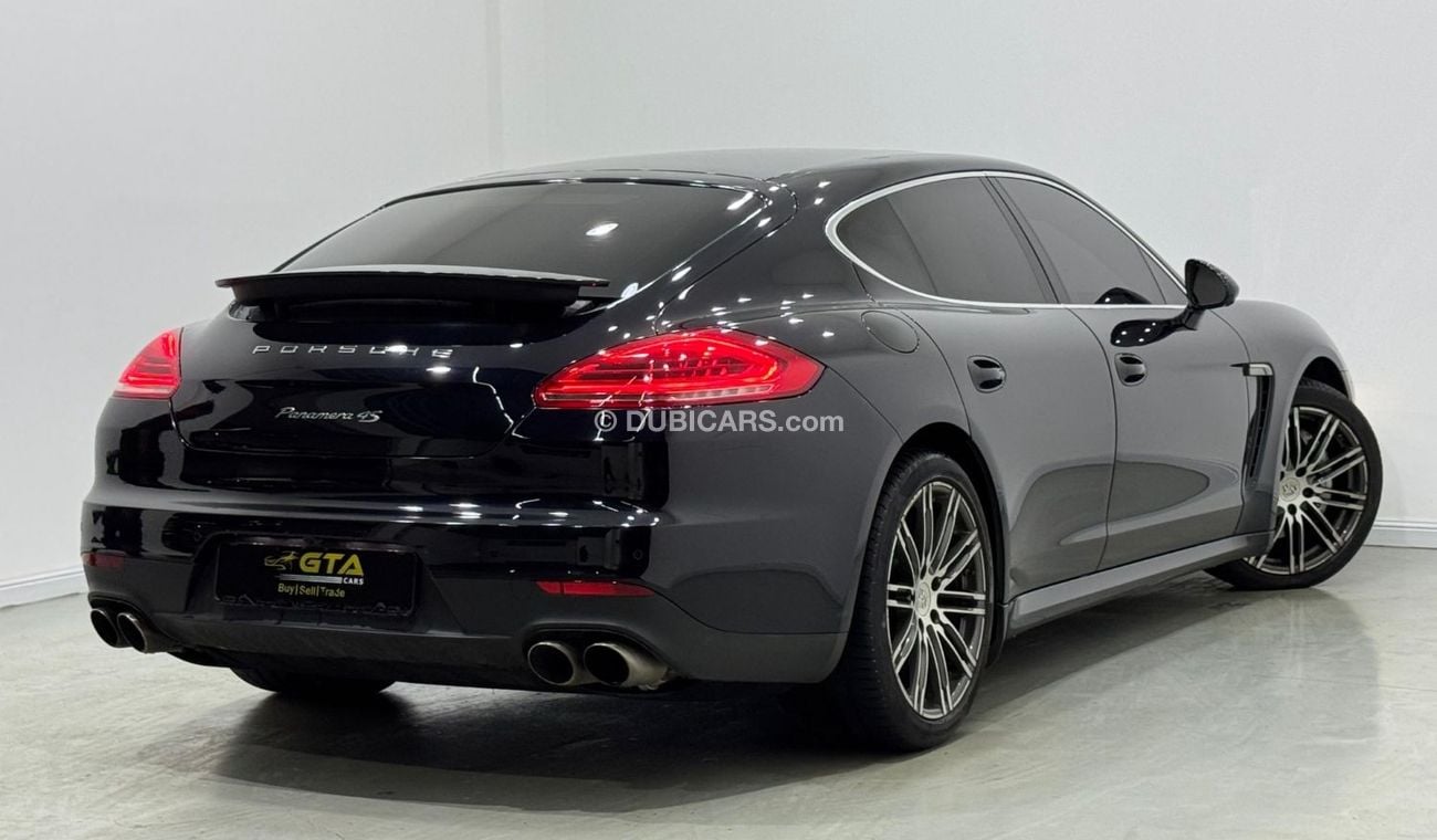 بورش باناميرا 4S 3.0L 2015 Porsche Panamera 4S, Service History, Excellent Condition, GCC