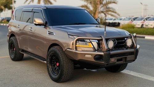 Nissan Patrol PREMIUM BULL BAR WITH LED LIGHTS | 5.6L PETROL | RHD | 360 VIEW CAMERA| SUNROOF