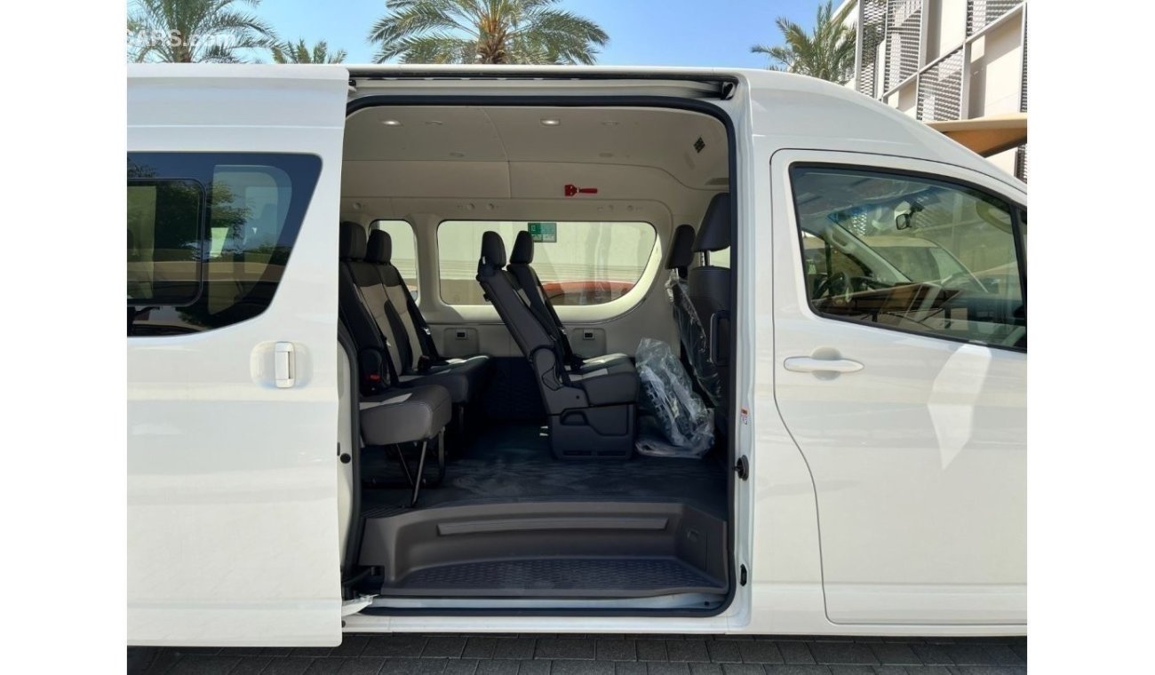 تويوتا هاياس 2025 Toyota Hiace GL 13-Seater High-Roof Full-Option 3.5L V6 Petrol M/T RWD Only for Export