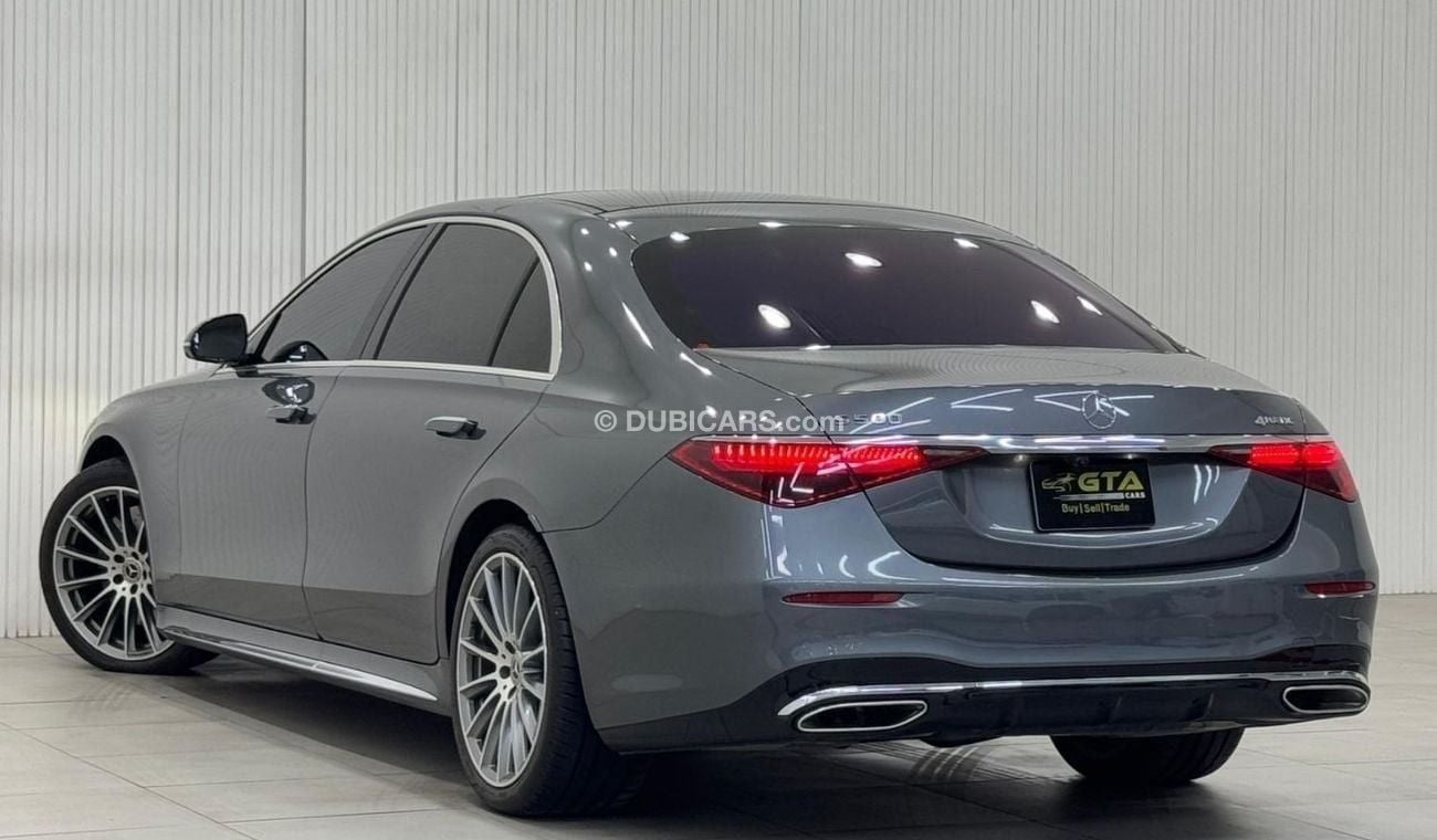 Mercedes-Benz S 500 4MATIC 3.0L 2021 Mercedes S500 4MATIC, One Year Warranty, Full Gargash Service History, GCC