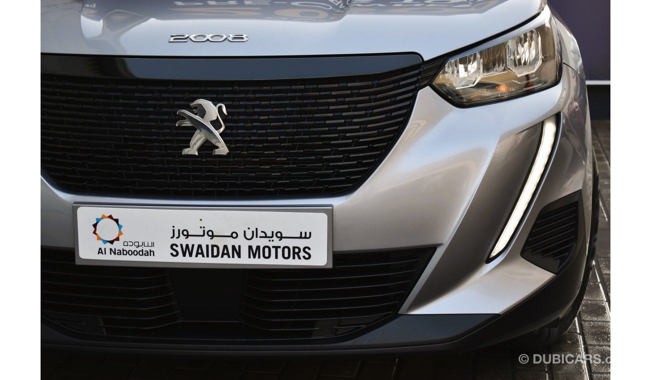 Peugeot 2008 AED 999 PM | ACTIVE 1.2L TC AT GCC MANUFACTURER WARRANTY 2028 OR 100K KM