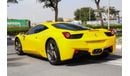 فيراري 458 Std 4.5L GCC SPEC NEAT AND CLEAN