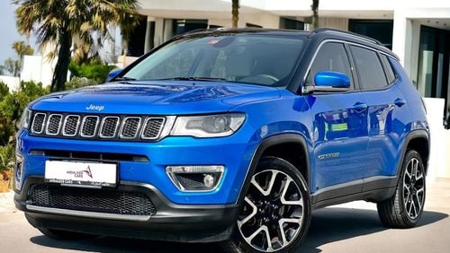 جيب كومباس Limited 2.4L (172 HP) AED 1,180 PM | JEEP COMPASS LIMITED | 2.4L I4 | 2019 | WELLMAINTAINED | 0% DOW