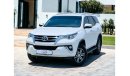 تويوتا فورتونر EXR AED 1340 PM | TOYOTA FORTUNER 2.7L V4 | LOW MILEAGE | MINT CONDITION | BEAUTIFUL INTERIOR