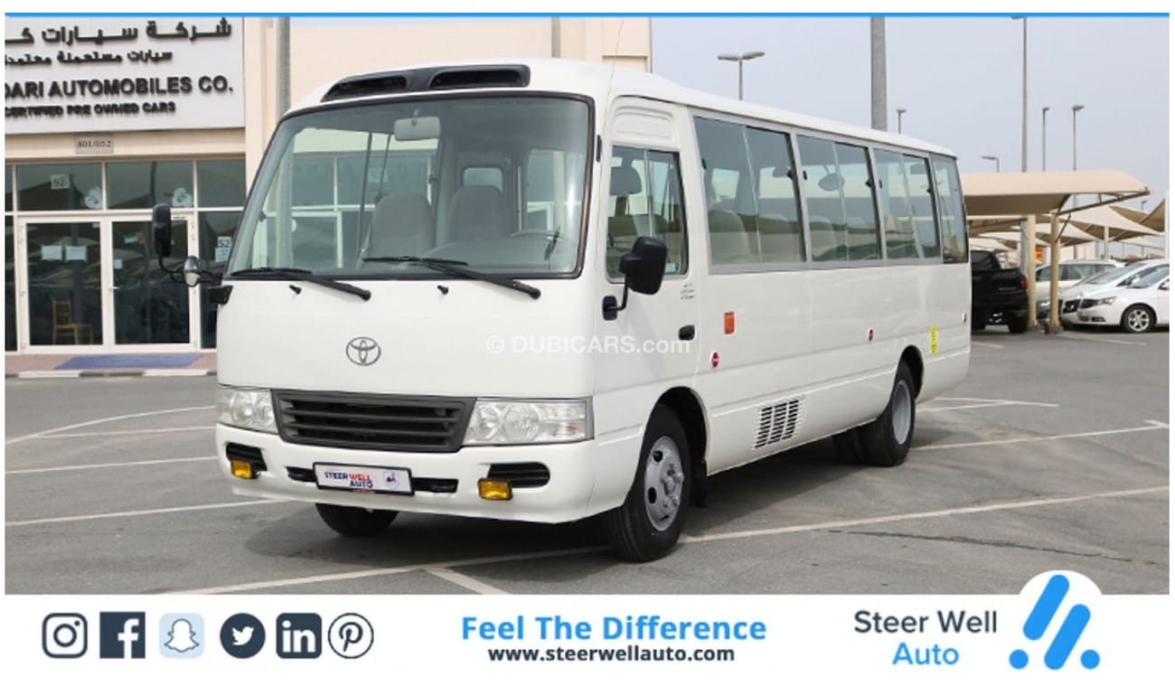 Toyota Coaster DIESEL 30 SEATER BUS WITH GCC SPEC