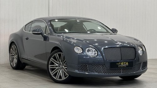 بنتلي كونتيننتال جي تي 2014 Bentley Continental GT W12,One Year Unlimited KM Warranty, Agency Service History, GCC