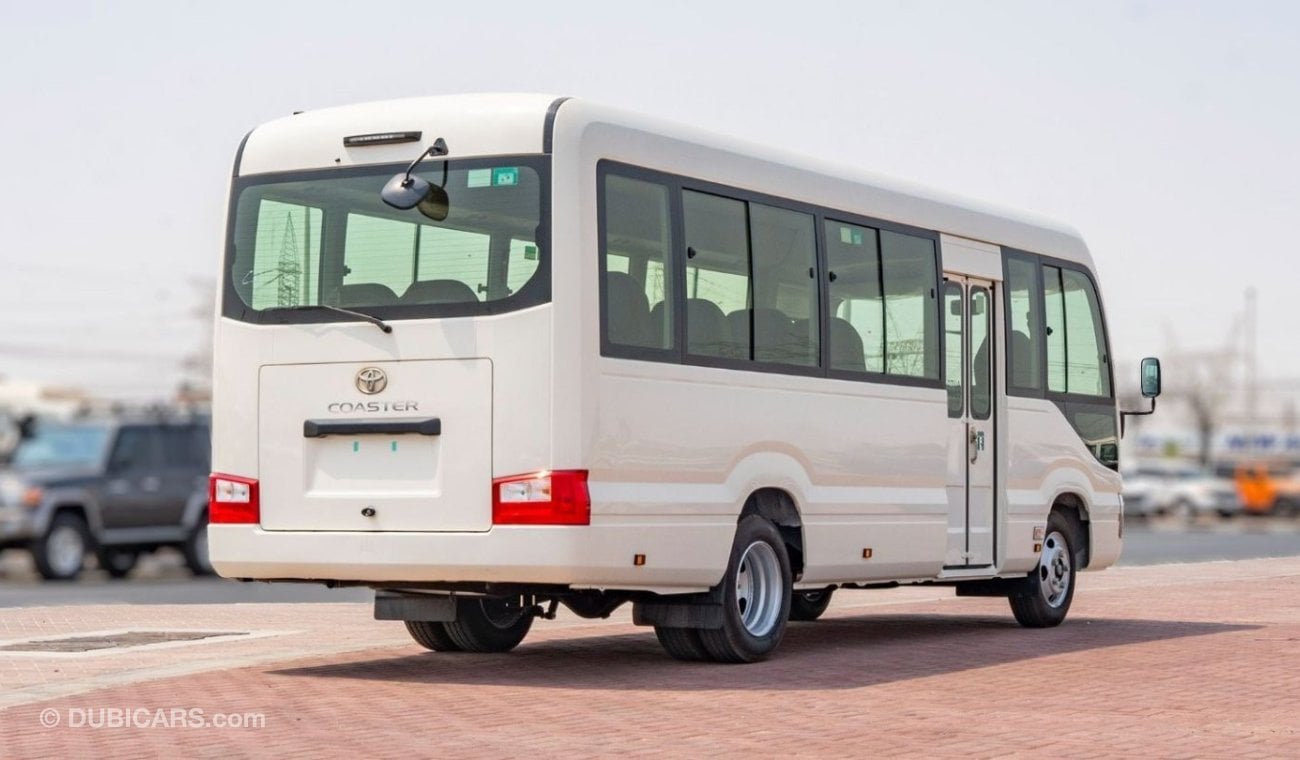 تويوتا كوستر 2024 Toyota Coaster 4.0L Diesel MT 22 seaters Electric doors with Fridge (Export Price)