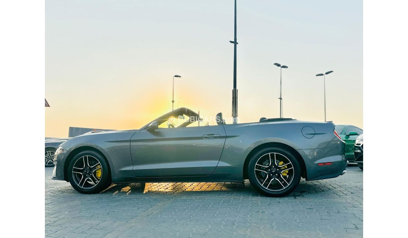 Ford Mustang EcoBoost Convertible | Monthly AED 1420/- | 0% DP | Blindspot | Touch Screen | Leather Seats | # 023