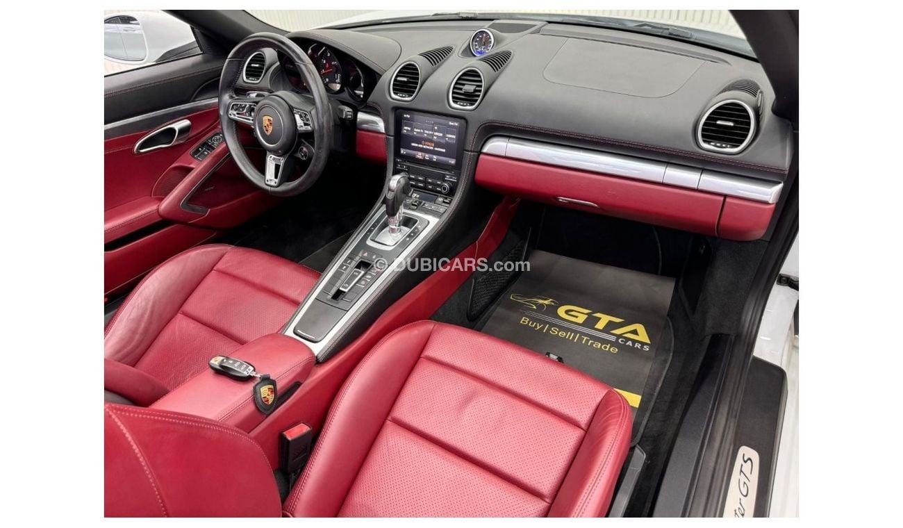 بورش بوكستر 718 2019 Porsche 718 Boxster GTS, One Year Warranty, Porsche Agency Full Service History, GCC