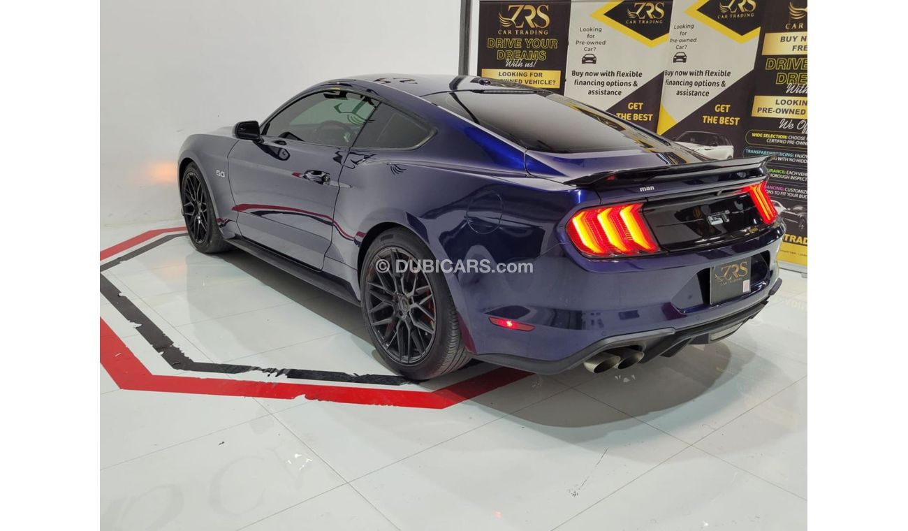 فورد موستانج AED 1,300 P.M | 2019 FORD MUSTANG GT | V8 5.0L | American Specs