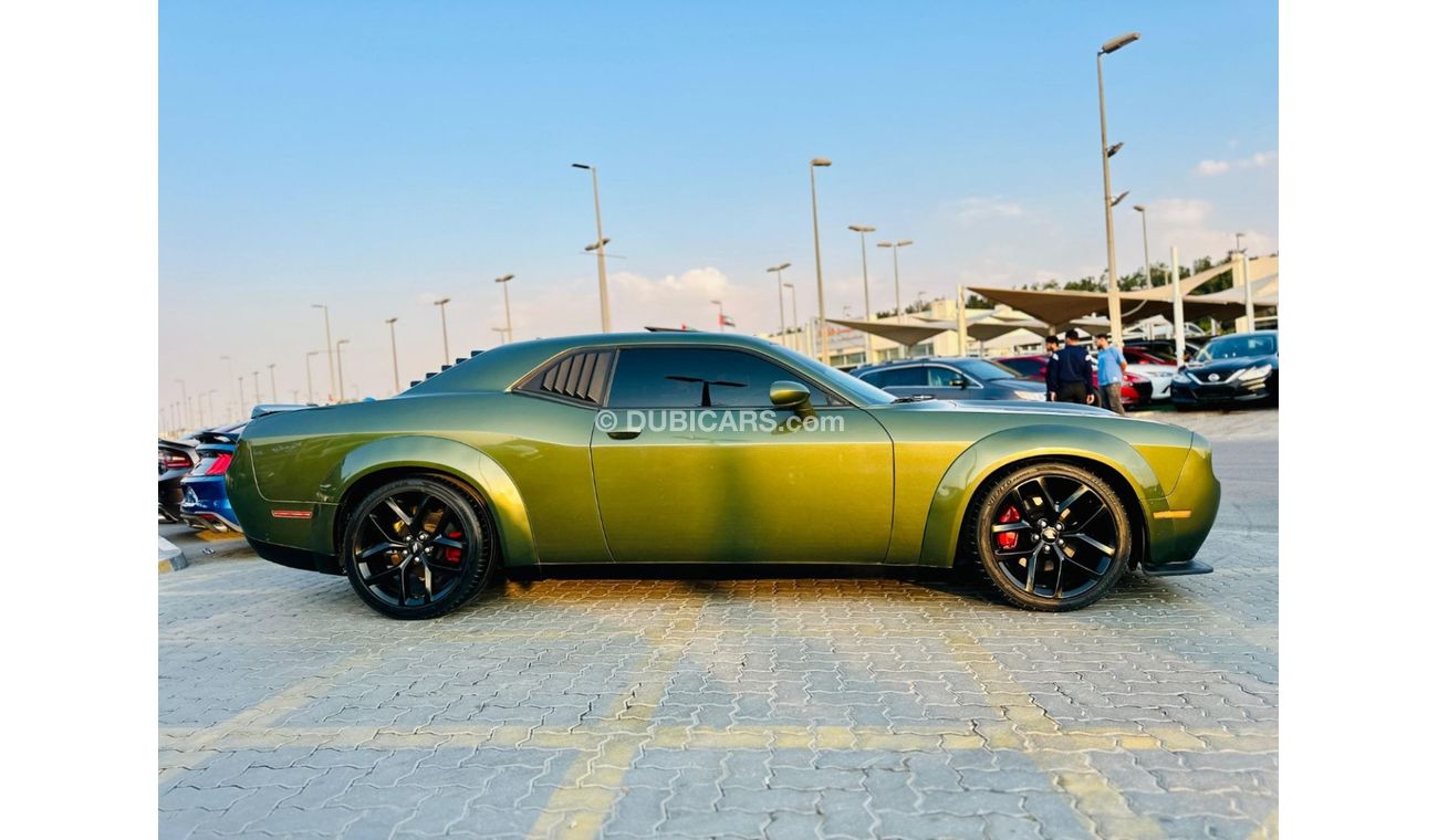 دودج تشالينجر R/T 5.7L (375 HP) | Monthly AED 1100/- | 0% DP | Sunroof | Widebody Kit | Touch Screen | # 87661