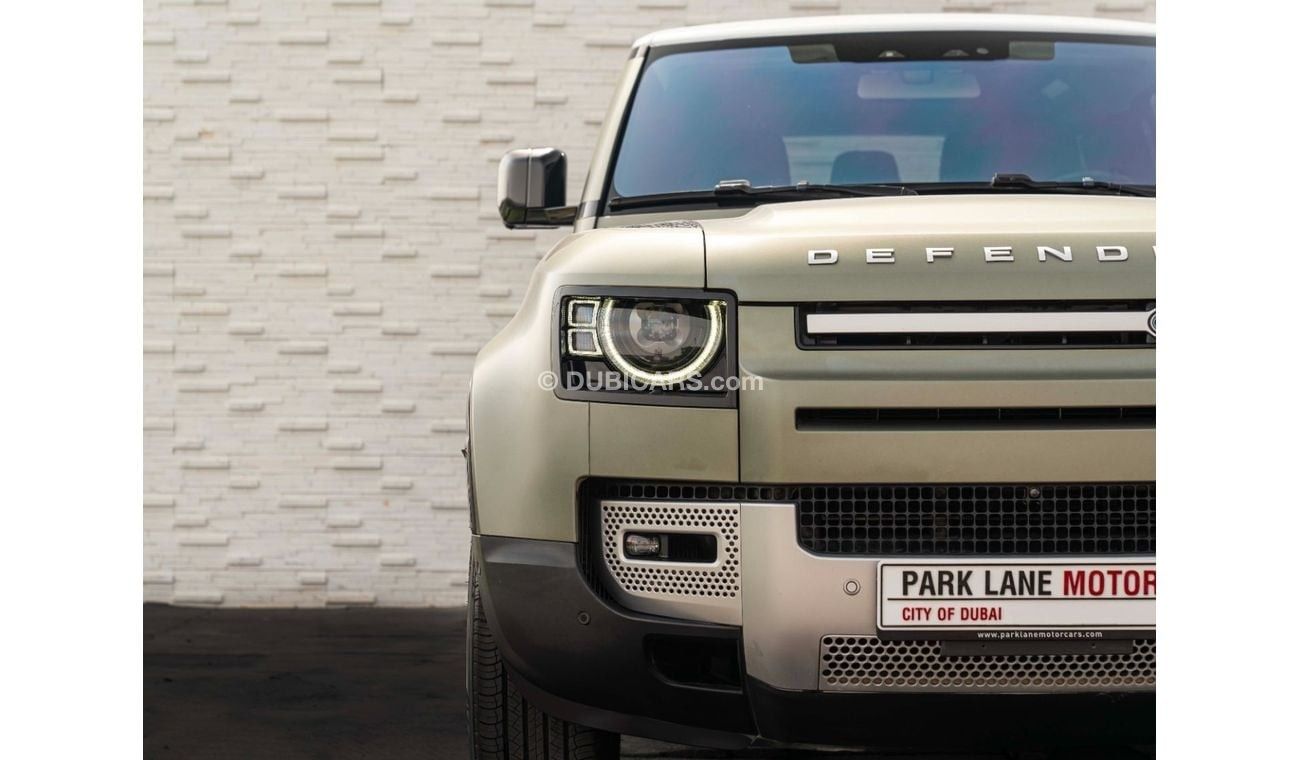 Land Rover Defender AED 3,617 PM • DEFENDER P400 FIRST EDITION • 1 YEAR COMREHENSIVE WARRANTY COVERAGE