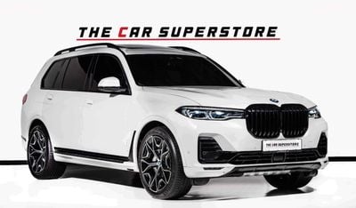 بي أم دبليو X7 XDrive40i 3.0L 2019-BMW X7 40i XDRIVE INDIVIDUAL 7 SEATS-GCC-FSH-SERVICE CONTRACT AND WARRANTY TILL