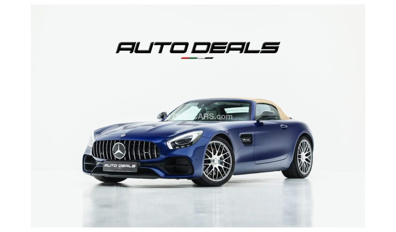 Mercedes-Benz AMG GT Std Roadster | GCC - Extremely Low Mileage - Perfect Condition | 4.0L V8