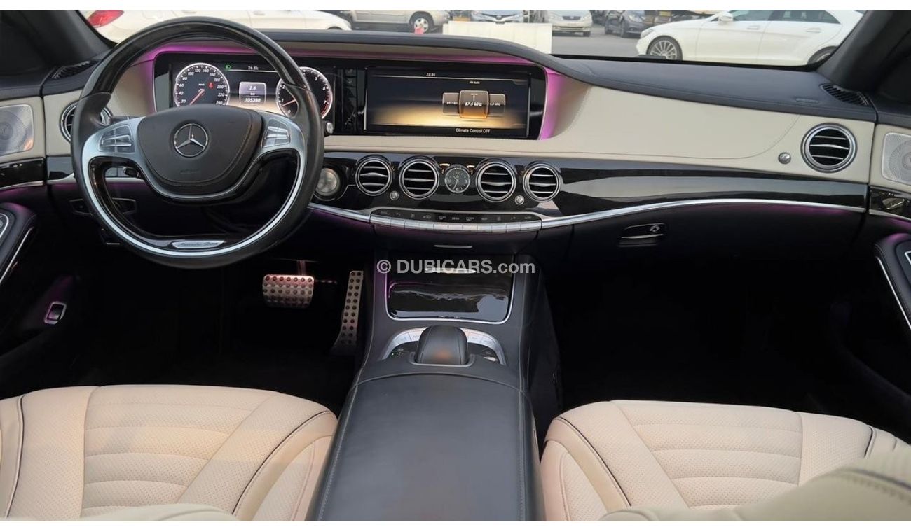 مرسيدس بنز S 550 S550L /// KIT S65 AMG وارد اليابان اوراق جمارك قمة النظافة