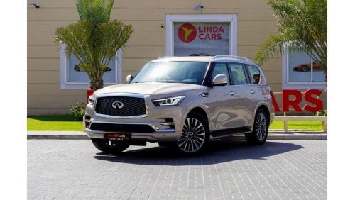 Infiniti QX80 Luxe 7st Infiniti QX80 2020 GCC under Warranty with Flexible Down-Payment/ Flood Free.