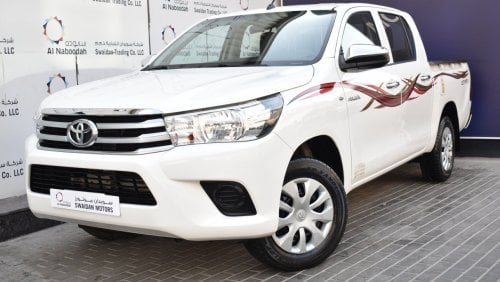 Toyota Hilux AED 1279 PM | 2.7L MT DC 2WD GCC DEALER WARRANTY