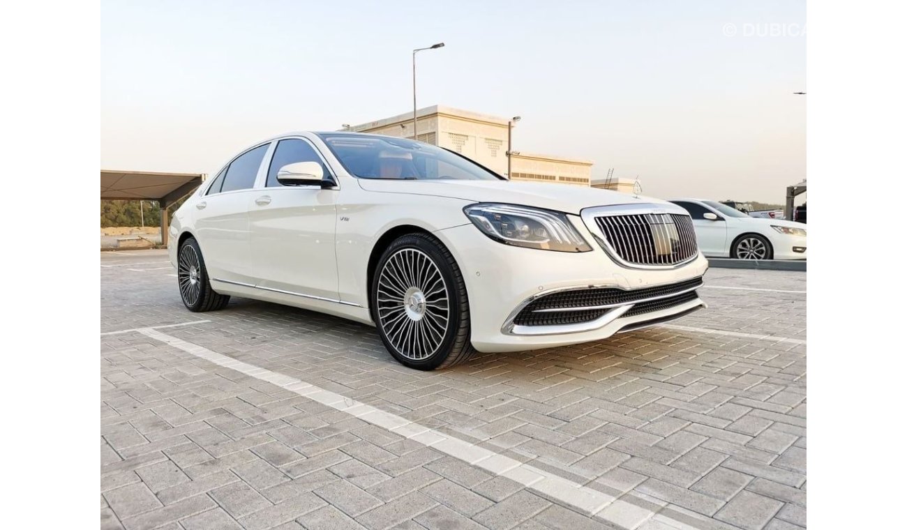 مرسيدس بنز S 550 Mercedes Benz S-550 (4Matic) ( Maybach KIT ) - 2015- White