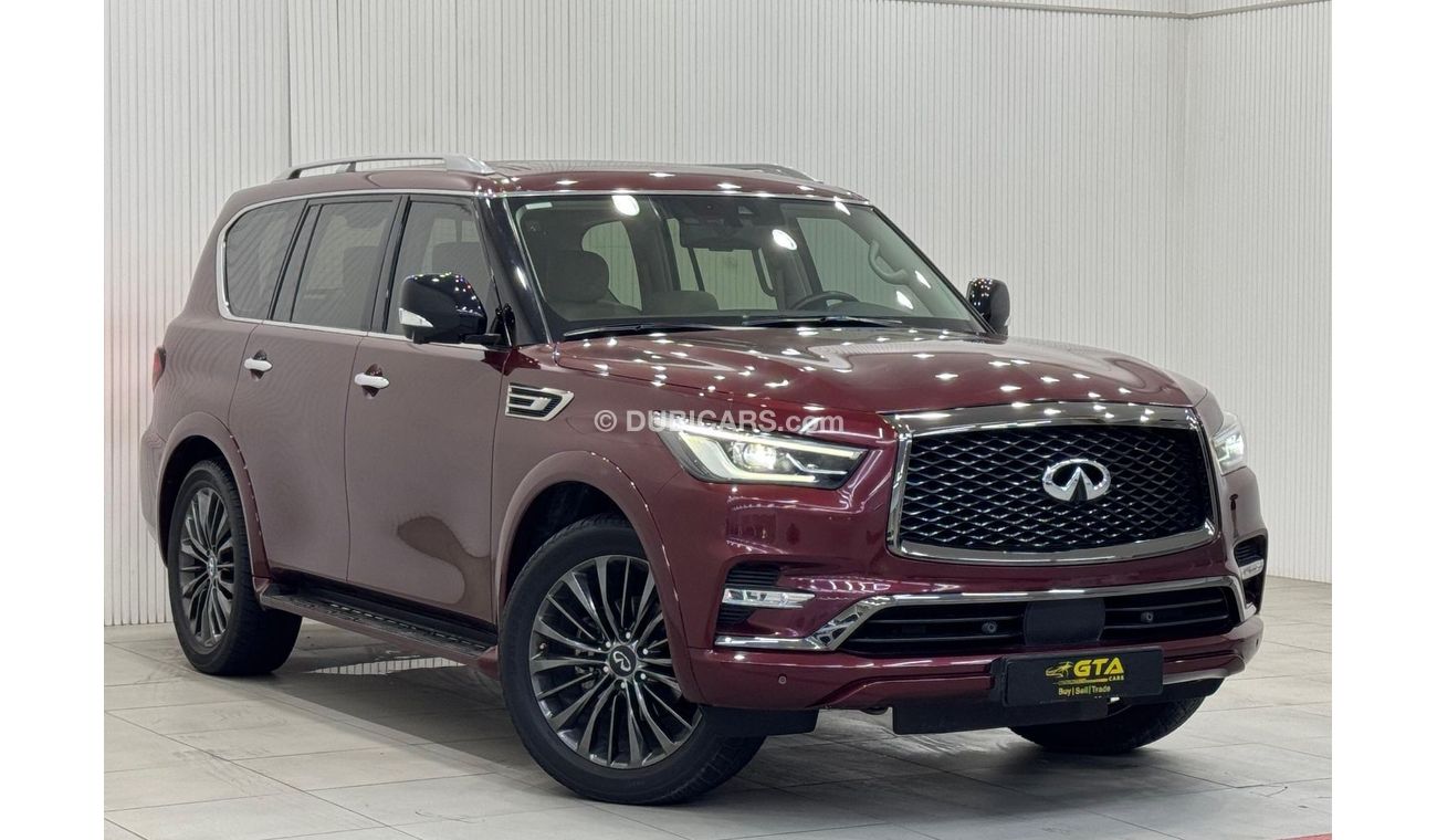 إنفينيتي QX80 Black Edition 8 5.6L 2021 Infiniti QX80 Black Edition, 2027 Infiniti Warranty + Service Pack, 8 Seat