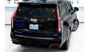 Cadillac Escalade 2022 Cadillac Escalade Sport Platinum, 2026 Agency Warranty, 2027 Agency Service Contract, Low KMs,