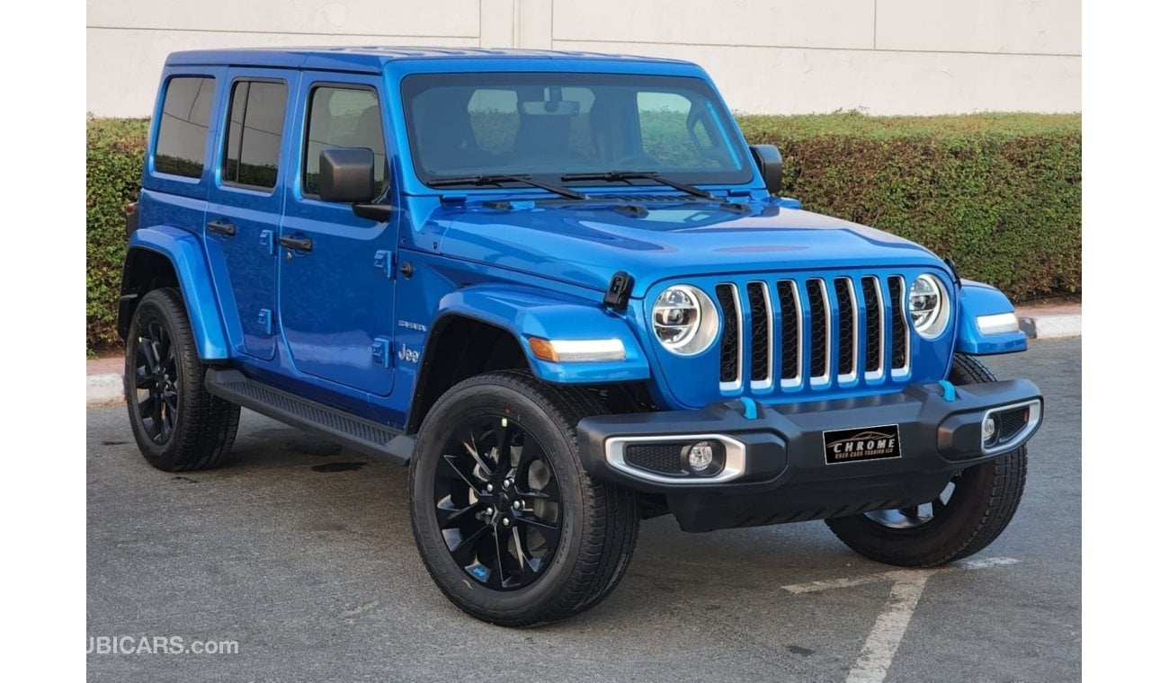 New 2022 JEEP WRANGLER UNLIMITED SAHARA 4XE (JL), 4DR SUV,ELECTRIC,HYBRID  AND PETROL, 4CYL  TURBO 2022 for sale in Dubai - 557166