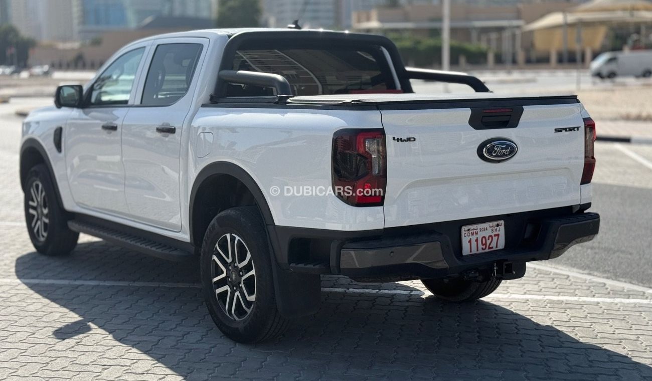 فورد رانجر Ford Ranger Sport 2023 3.0 Diesel (White) 	•	Engine: 3.0L Turbo Diesel, delivering robust performanc