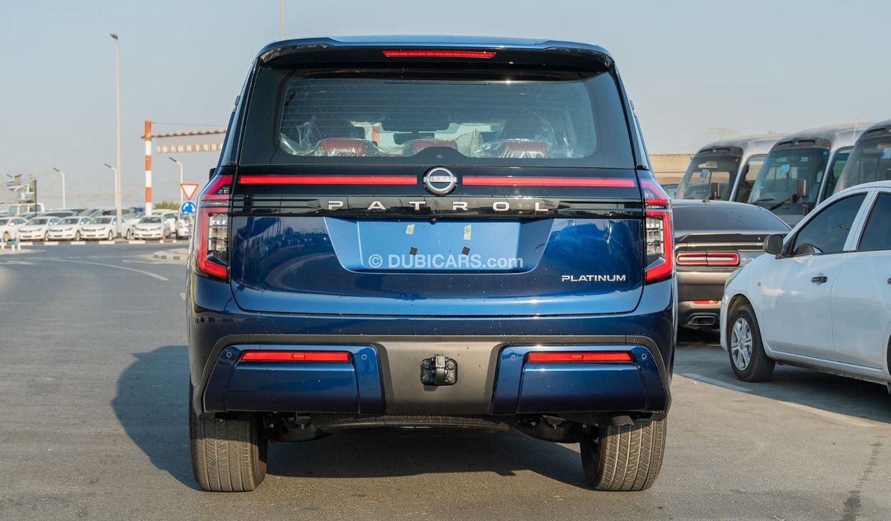 نيسان باترول 2025 Nissan Patrol V6 3.8L SE Platinum Blue-red (Export Only)