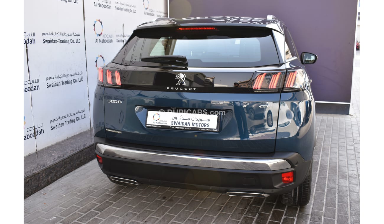 Peugeot 3008 AED 1759 PM | 1.6L GT GCC FROM AN AUTHORIZED DEALER WITH MANUFACTURER WARRANTY UP TO 2028 OR 100K KM