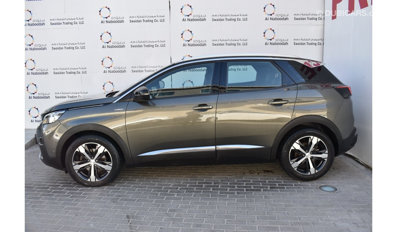 Peugeot 3008 AED 1199 PM | 1.6 TC AT GT LINE GCC MANUFACTURER WARRANTY 2026 OR 100K KM