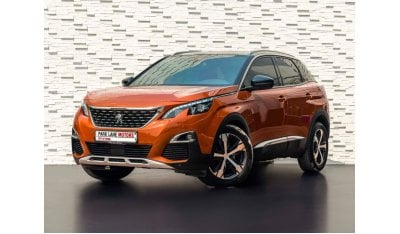 Peugeot 3008 AED 865 PM • 3008 GT-LINE • LOW KMS • GCC SPECS • FULLY LOADED TOP OPTION