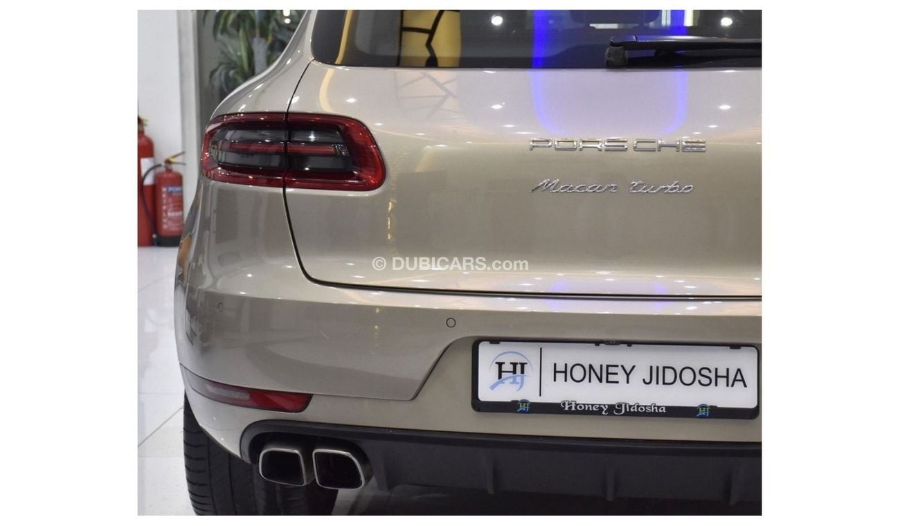 بورش ماكان EXCELLENT DEAL for our Porsche Macan Turbo ( 2015 Model ) in Golden Color GCC Specs