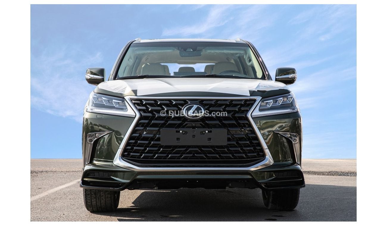 Lexus LX570 Super Sport Khaki Green Color 5.7L with 4 Zone Auto A/C , Radar Cruise and LCA