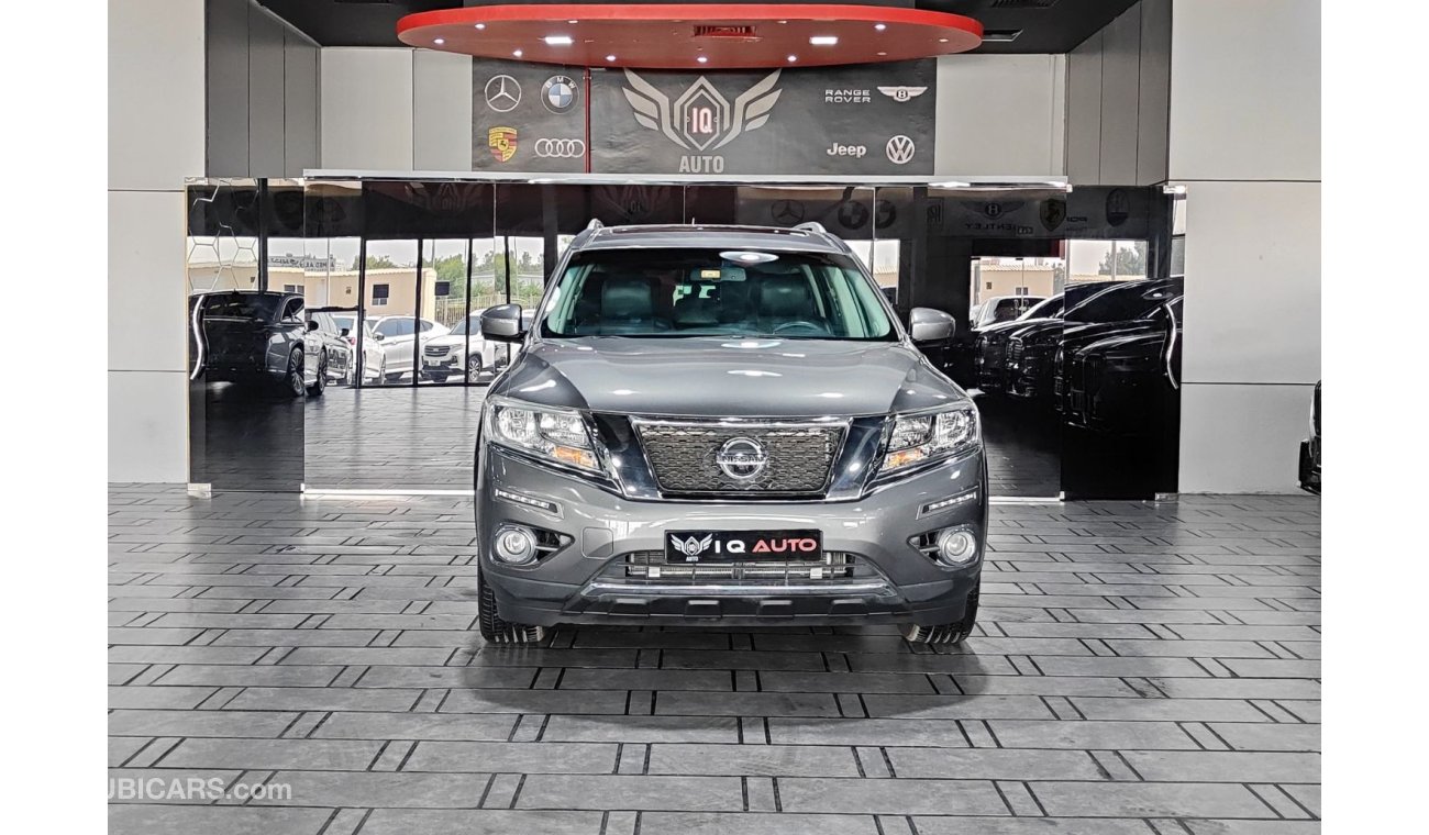 نيسان باثفايندر AED 1,350 P.M | 2016 NISSAN PATHFINDER SL 3.5 L | 7 SEATS | GCC | FULLY LOADED