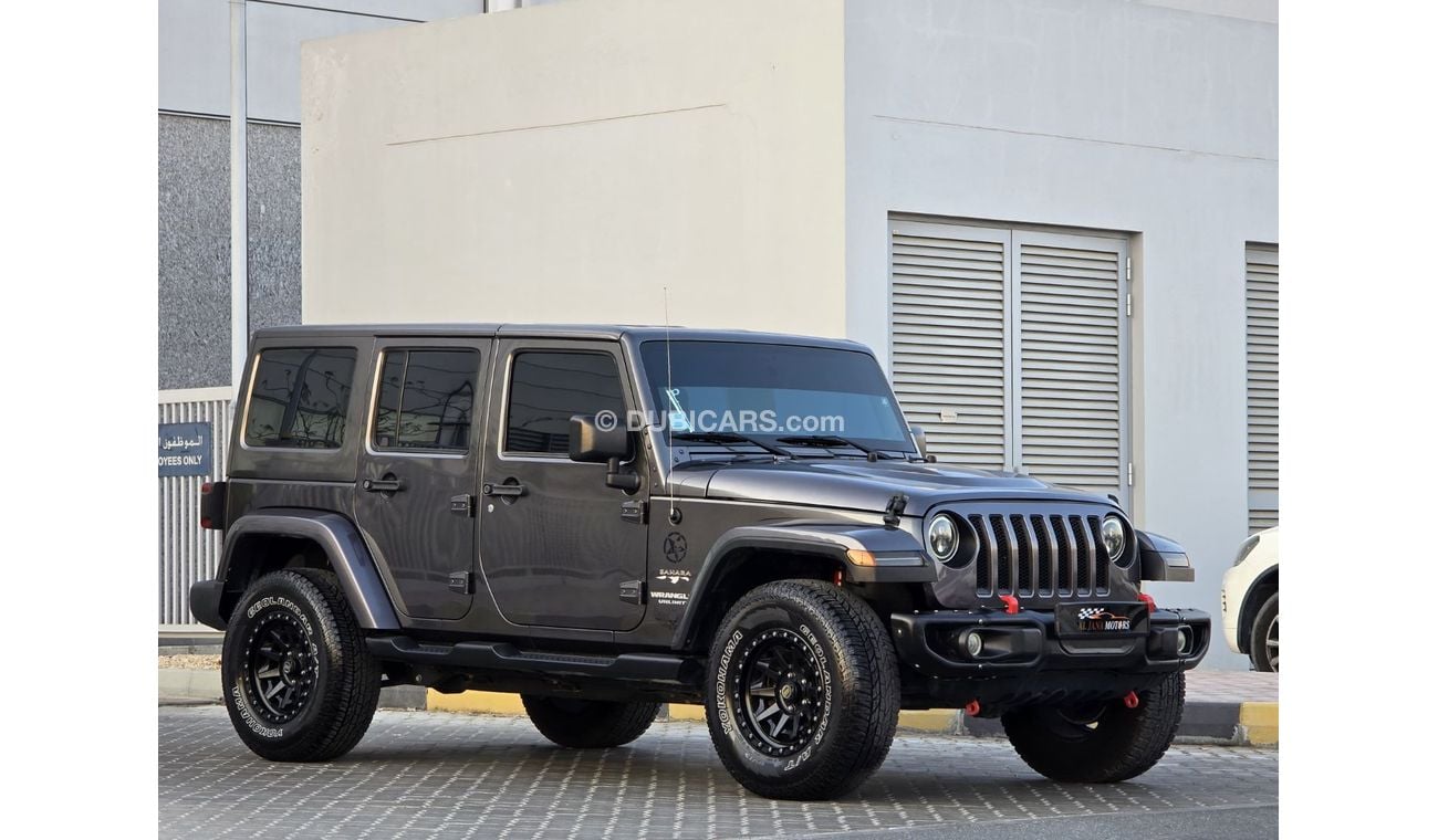 Jeep Wrangler Sahara 3.6L A/T JEEP WRANGLER SAHARA 2016 GCC // 2KEYS // ORGINAL PAINT // PERFECT CONDITION //