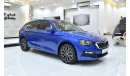 Skoda Scala EXCELLENT DEAL for our Skoda Scala ( 2021 Model ) in Blue Color GCC Specs