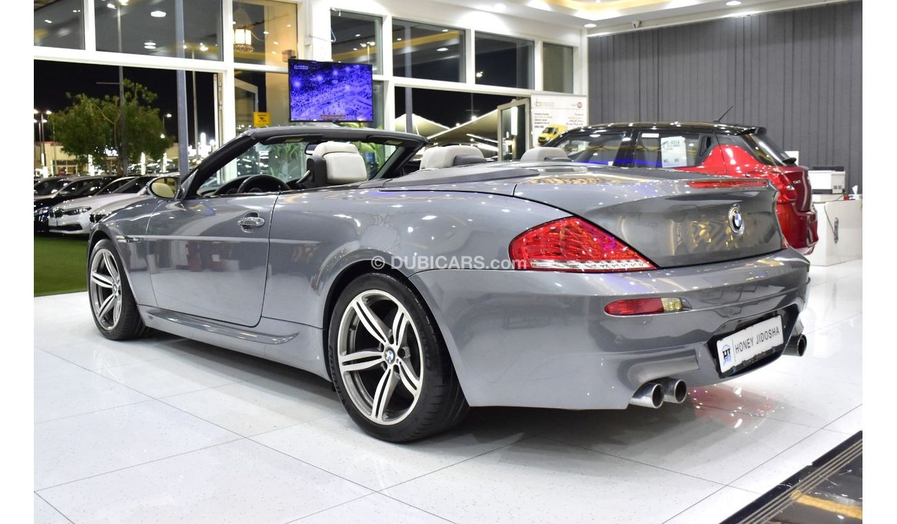 بي أم دبليو M6 EXCELLENT DEAL for our BMW M6 Convertible ( 2008 Model ) in Gray Color American Specs