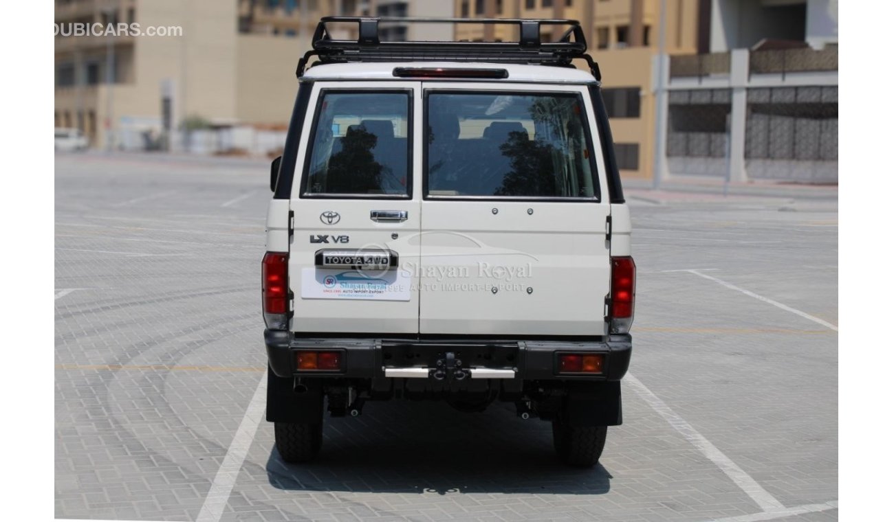 تويوتا لاند كروزر هارد توب LHD LC76 4.5L TDSL-E V8 4WD 5DR 5S MT 2024MY WITH ROOF RAIL