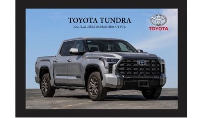 Toyota Tundra TOYOTA TUNDRA 3.5L PLATINUM HYBRID HI(i) A/T PTR 2023 Model Year [EXPORT ONLY]