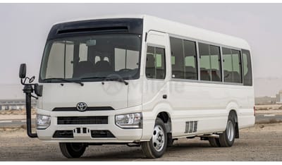 تويوتا كوستر 2.7L PETROL 30-SEATER: WITH MANUAL AC, SNORKEL, AND ABS