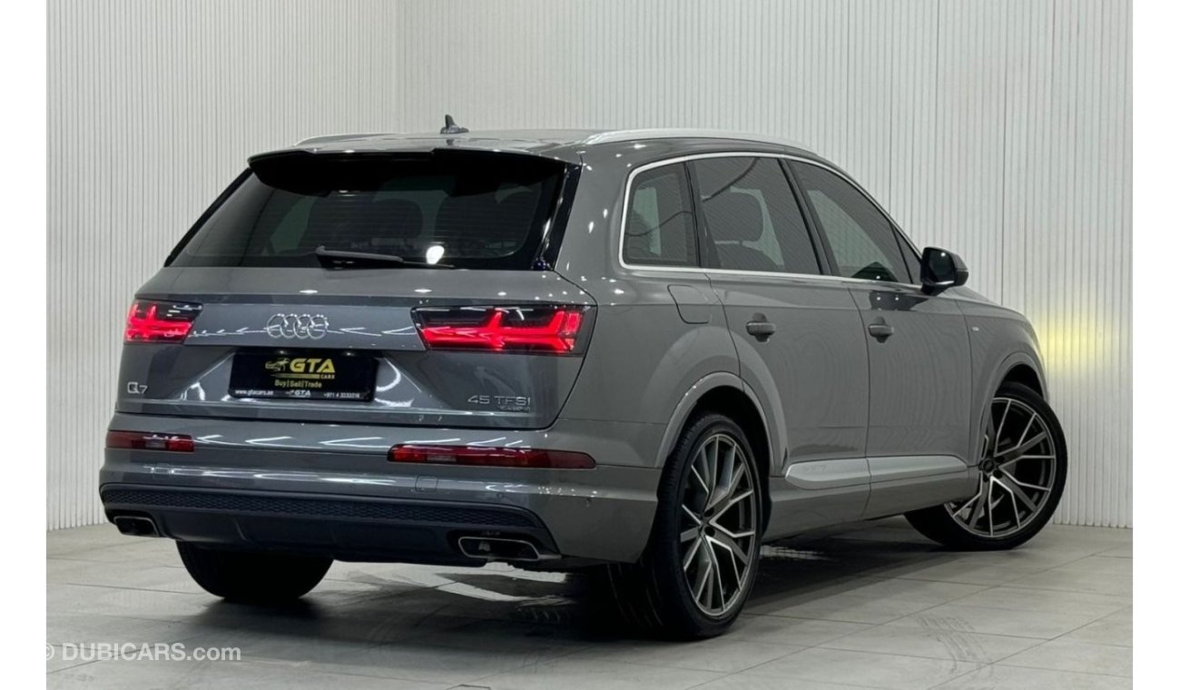 Audi Q7 45 TFSI quattro 2018 Audi Q7 45 TFSI  S-Line Quattro, 1 Year Warranty, Full Service History, GCC