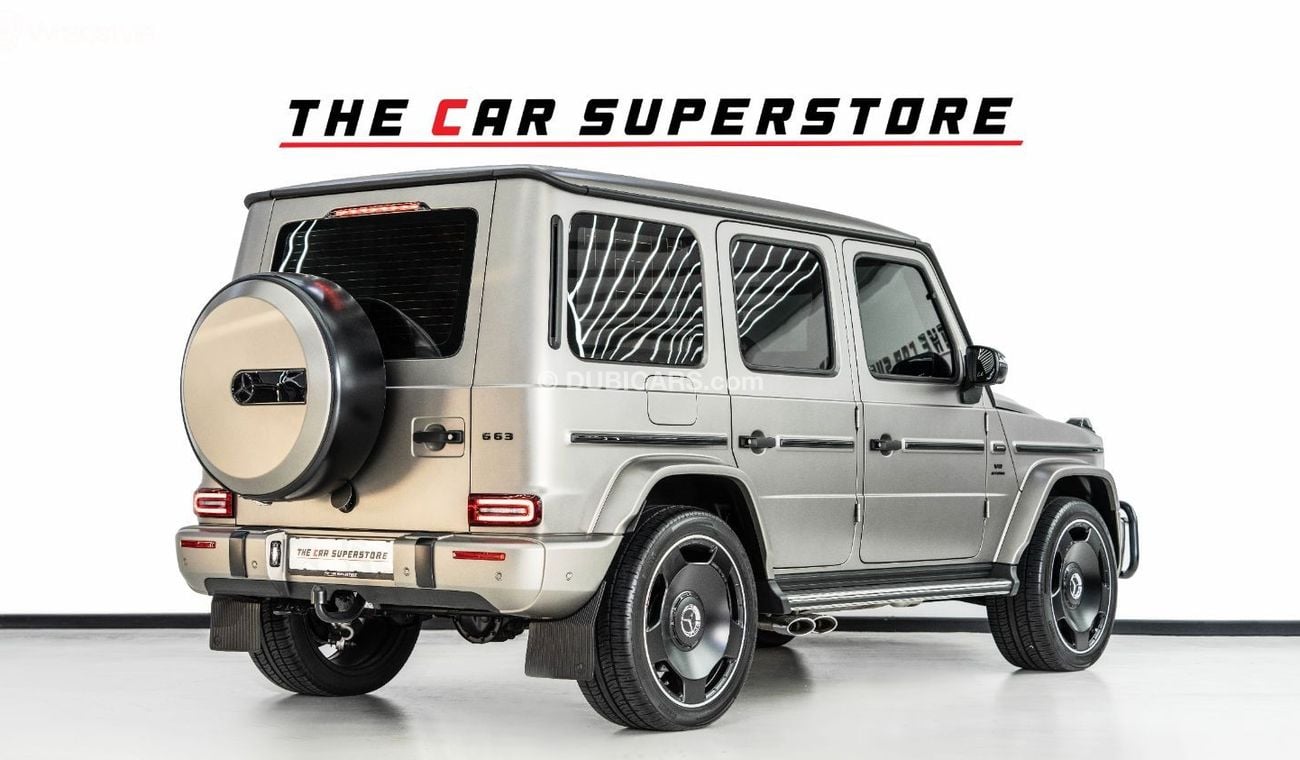 مرسيدس بنز G 63 AMG 2023-MERCEDES BENZ G63AMG FULLY LOADED-SPECIAL ORDER-FSH-SERVICE CONTRACT 5 YEARS-WARRANTY AVAILABLE