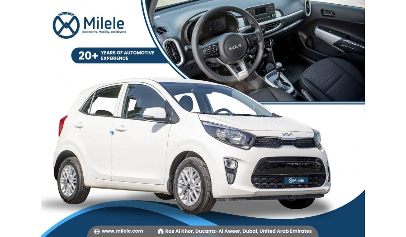 Kia Picanto 1.2L PETROL - WHITE: SMART KEY, DRL, HALOGEN LAMPS, POWER WINDOWS (EXPORT ONLY)